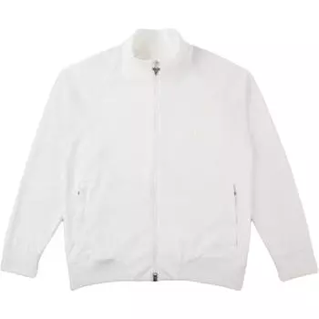 Nike Мужская куртка Kobe 9 Stand Collar Casual Long Sleeve, однотонная, белая, FZ0937-100 L