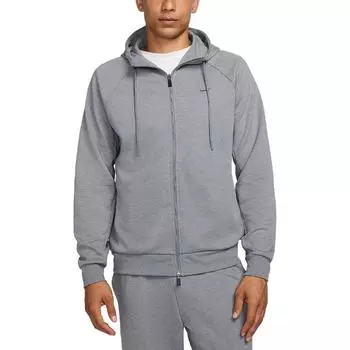 Nike Мужская многоцелевая куртка с капюшоном Primary Dri-FIT Full-Zip Cool-Grey FZ0967-065 M