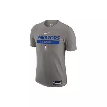 Nike Мужская рубашка для стрельбы Golden State Warriors Dri-Fit с коротким рукавом, серая DR6463-063 XXL