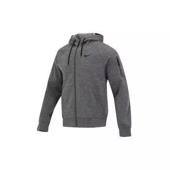Nike Мужская толстовка с капюшоном на молнии с логотипом, серая DQ4831-071XY/2265952869 M