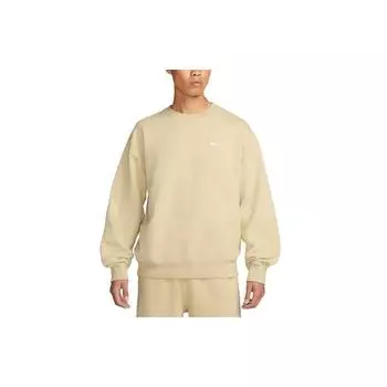 Nike Мужская толстовка с круглым вырезом Solo Swoosh, топы Team-Gold DX0812-783 L