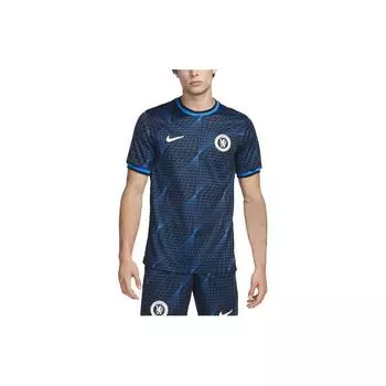 Nike Мужская выездная майка Stadium 2023/24 с логотипом Chelsea FC 2023/24, синяя DX2683-428 L