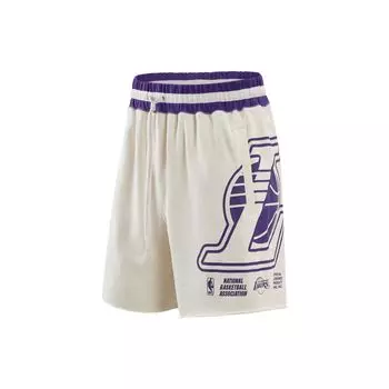 Nike Мужские баскетбольные брюки прямого кроя с логотипом Los Angeles Lakers, белые DR2328-027 S