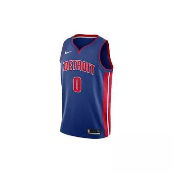 Nike Мужские баскетбольные майки НБА Fan Edition Detroit Pistons Drummond Away, синие 864473-495 M