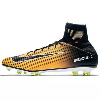 Nike Мужские бутсы Mercurial Veloce 3 DF FG Laser Orange Black-White-Volt 831961-801 40