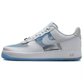 Nike Мужские кроссовки Air Force 1 Low Invisible Woman 2.0 Белые Университетский-синий Чистый-платиновый IB5724-100 43