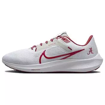 Nike Мужские кроссовки Air Zoom Pegasus 40 Alabama White Night-Silver Team-Crimson DZ5972-100 43