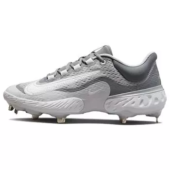 Nike Мужские кроссовки Alpha Huarache Elite 4 Low Wolf Grey White Cool-Grey Pure-Platinum DJ6521-012 40.5