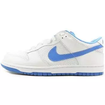 Nike Мужские кроссовки Dunk Low White Varsity-Blue 309431-142