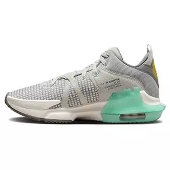 Nike Мужские кроссовки LeBron Witness 7 Flat Pewter Mint Grey Light-Bone Phantom DM1123-006 42