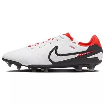 Nike Мужские кроссовки Tiempo Legend 10 Pro FG Ready Pack белые ярко-малиновые черные DV4333-100