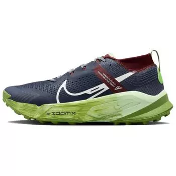 Nike Мужские кроссовки ZoomX Zegama Thunder Blue Chlorophyll Dark-Team-Red Summit-White DH0623-403 40