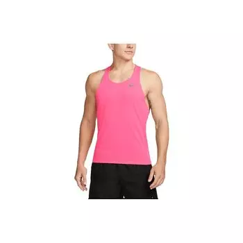 Nike Мужской топ без рукавов Dri-FIT Fast Solid Logo Deep-Pink DQ4732-639 M