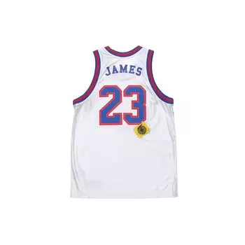 Nike NBA Air Slam Dunk 2 Space Jam Леброн Нет. 23 Баскетбольная майка, мужские топы стандартного кроя, белые CW4279-100 S