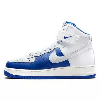 Nike NBA x Air Force 1 High 07 LV8 75th Anniversary — мужские кроссовки Pistons сине-белые Hyper-Royal DC8870-100 38.5