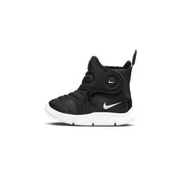 Nike Novice Boot TD Черно-белые детские кроссовки Lime-Glow Dark-Smoke-Grey Metallic-Silver AV8338-005 21