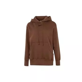 Nike Nsw Phnx Flc Po Hoodie женские толстовки с капюшоном коричневые DQ5861-259 M