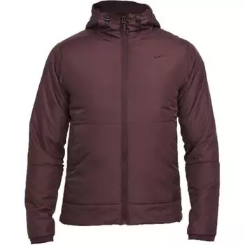 Nike Однотонная хлопковая куртка с капюшоном и длинными рукавами, мужские куртки бордового цвета FB7545-652 XL
