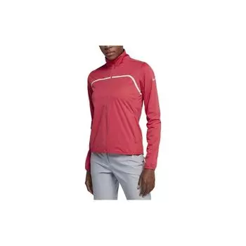 Nike Однотонная куртка с длинным рукавом и логотипом бренда, женские куртки, красный цвет 887064-691 M