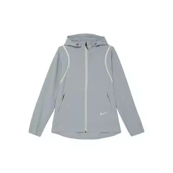 Nike Однотонная повседневная куртка с капюшоном на молнии Мужские куртки Pumice FZ4771-041 S