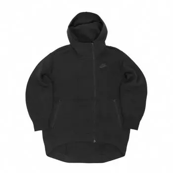 Nike Однотонная повседневная куртка с капюшоном, женские куртки, черный цвет FB8244-010