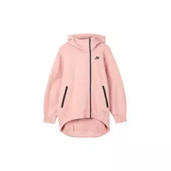 Nike Однотонная повседневная куртка с капюшоном, женские куртки розового цвета FB8244-618 M