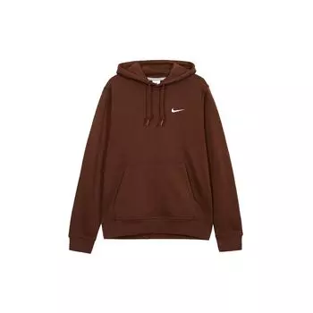 Nike Однотонная повседневная толстовка с капюшоном и длинным рукавом, мужская толстовка цвета какао 623453-259 S