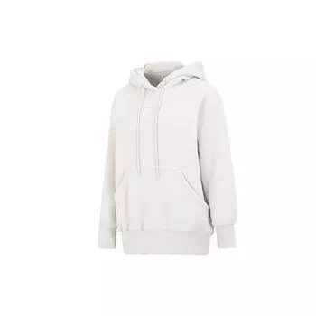 Nike однотонная спортивная повседневная флисовая толстовка из шерпа с капюшоном и длинными рукавами женские топы белые DQ6841-072 L