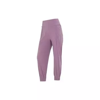 Nike Однотонные дышащие повседневные спортивные брюки женские низы фиолетовые DV9462-536 XS