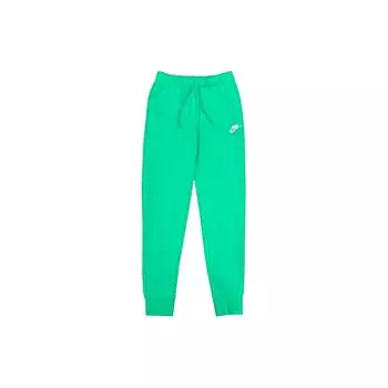 Nike Однотонные повседневные эластичные брюки-джоггеры на шнурке для женщин, зеленые DQ5192-324 M
