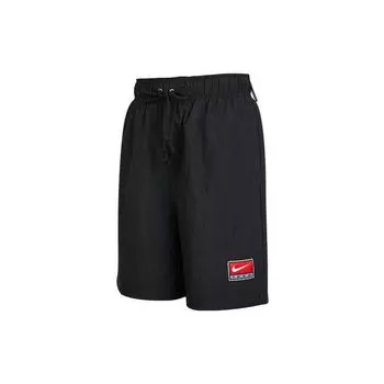 Nike Однотонные прямые шорты с логотипом и эластичным поясом, женские плавки, черные DQ6645-010 S