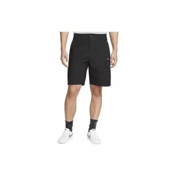 Nike Однотонные шорты на пуговицах для мужчин, черные DQ6293-010 L