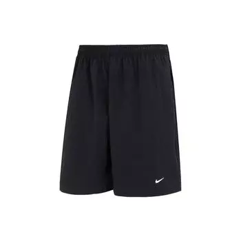 Nike Однотонные спортивные повседневные шорты для бега для мужчин, черные DX0750-010 S