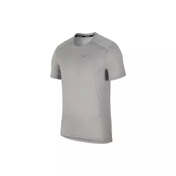 Nike однотонный логотип с принтом повседневная спортивная футболка с круглым вырезом мужские топы серые BV4693-077 L