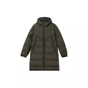 Nike однотонный логотип печати средней длины пуховик мужской верхняя одежда красно-зеленый DV1134-355 XXL