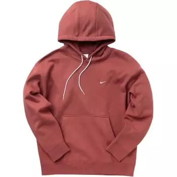 Nike Однотонный пуловер с капюшоном и шнурком, мужские топы, красный DA0316-691 XL