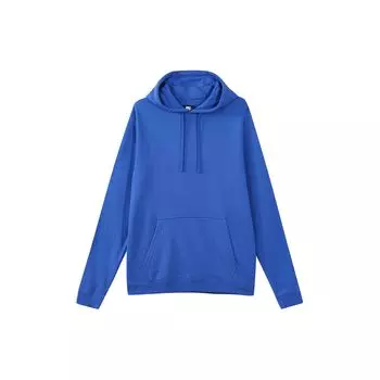 Nike Однотонный спортивный повседневный пуловер с капюшоном для мужчин, синие толстовки BV6166-474 XS