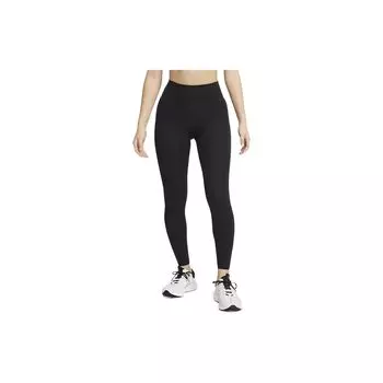 Nike Женские колготки One со средней посадкой, черные AT3099-010 M