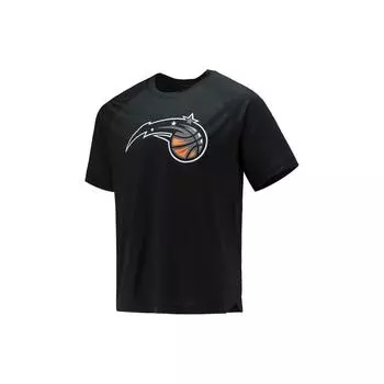 Nike Orlando Magic City Edition пуловер с круглым вырезом, повседневная спортивная футболка с коротким рукавом, мужские топы, черный DB2656-010 M