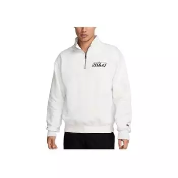Nike Осень-зима 24 повседневная удобная универсальная модная толстовка с капюшоном мужская толстовка Mountain-Top-белая черная HQ2955-121 S