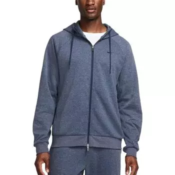 Nike Основная универсальная толстовка с капюшоном Dri-FIT UV Full-Zip с капюшоном для мужчин Obsidian Stone FZ0967-473 S