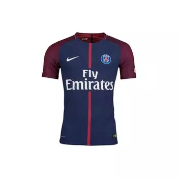 Nike Paris Saint-Germain 17-18 Season Home Player Version Футбольные майки Мужские топы синие 847203-430 XL