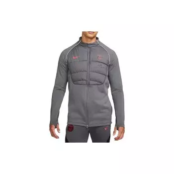 Nike Paris Saint-Germain однотонная куртка с логотипом и принтом мужская верхняя одежда серая DN4953-026 XL