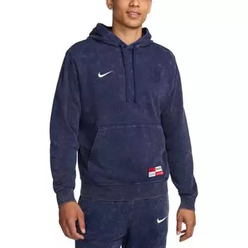 Nike Paris Saint-Germain Ss24 Fashion Logo Hoodie Мужские толстовки Midnight-Navy FQ3005-410 M