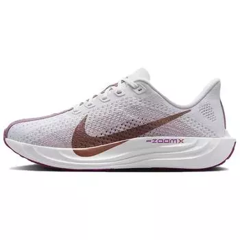 Nike Pegasus Plus белые платиновые фиолетовые бронзовые женские кроссовки сливово-пыльные металлик-красные-бронзовые FQ7261-108 36