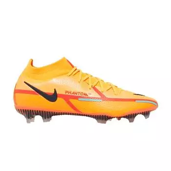 Nike Phantom GT2 DF Elite FG Laser Orange Bright Crimson Мужские кроссовки Total-Orange Black CZ9889-808 40.5
