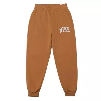 Nike Подростковые вязаные спортивные штаны Удобные Мягкие с манжетами Детские штаны Оранжевые HJ3159-224 S