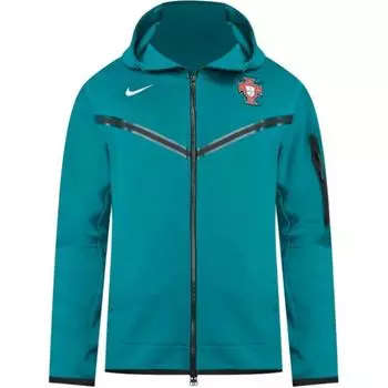 Nike Португалия Tech Fleece Windrunner Удобная мягкая куртка с длинным рукавом на молнии Мужская куртка Crystal-Blue FZ5829-381 XL