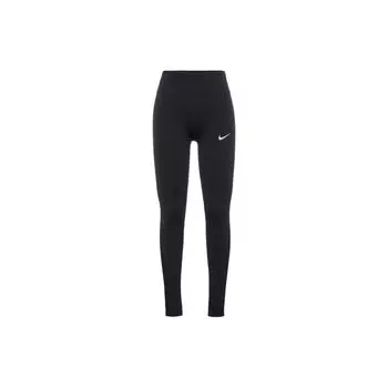 Nike Power Running Tights женские леггинсы черные светоотражающие-серебристые 938671-011 S