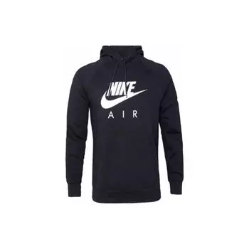 Мужская повседневная толстовка с капюшоном Nike с флисовой подкладкой, черная BQ5532-010 XL